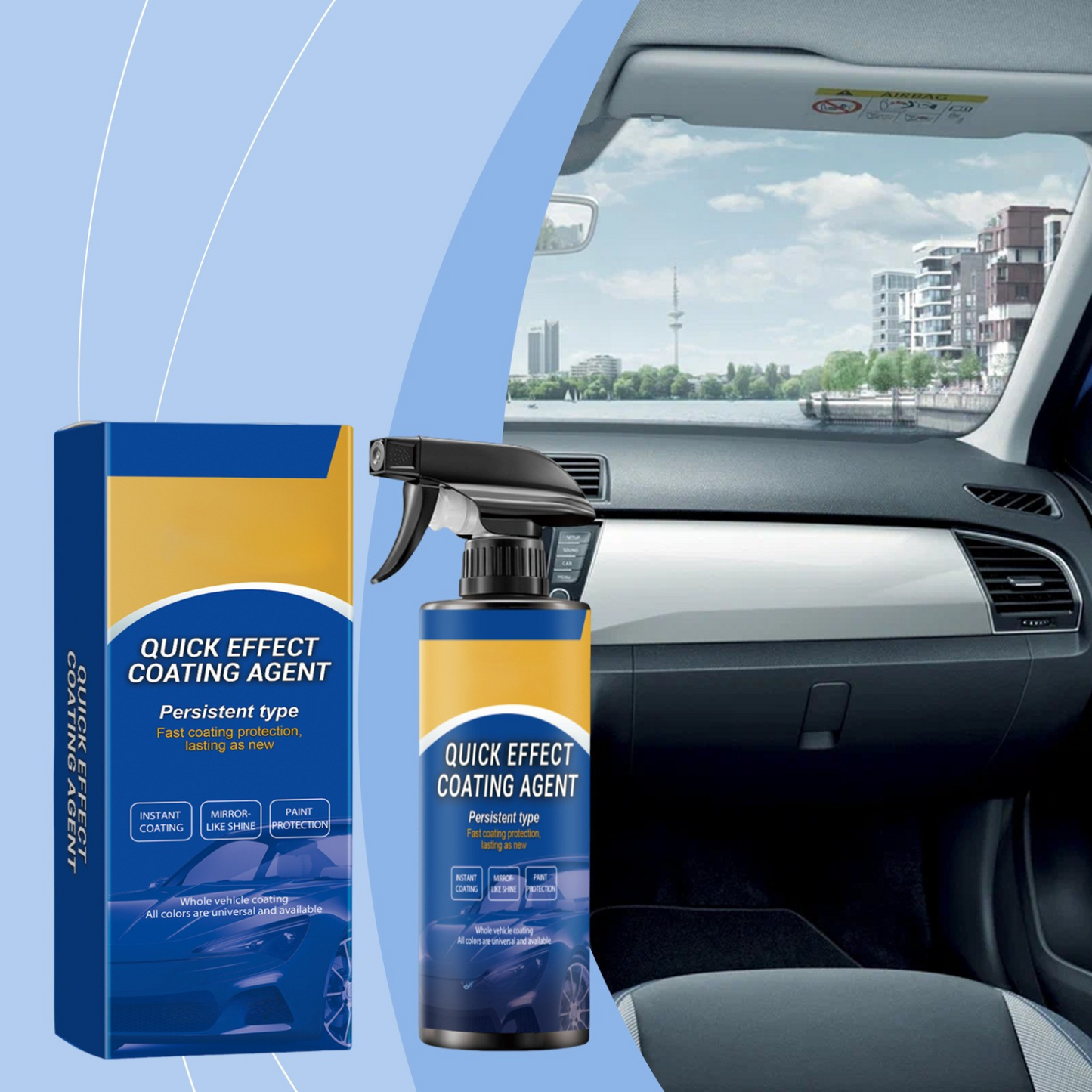 Keraminis ir Hidrofobinis automobilio apsauginis purškalas