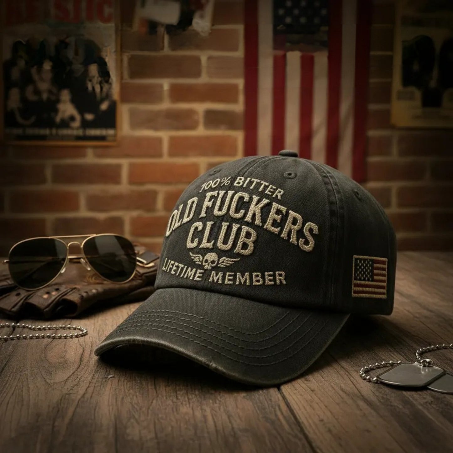 „Bitter Club“ Vintage Stiliaus Kepurė