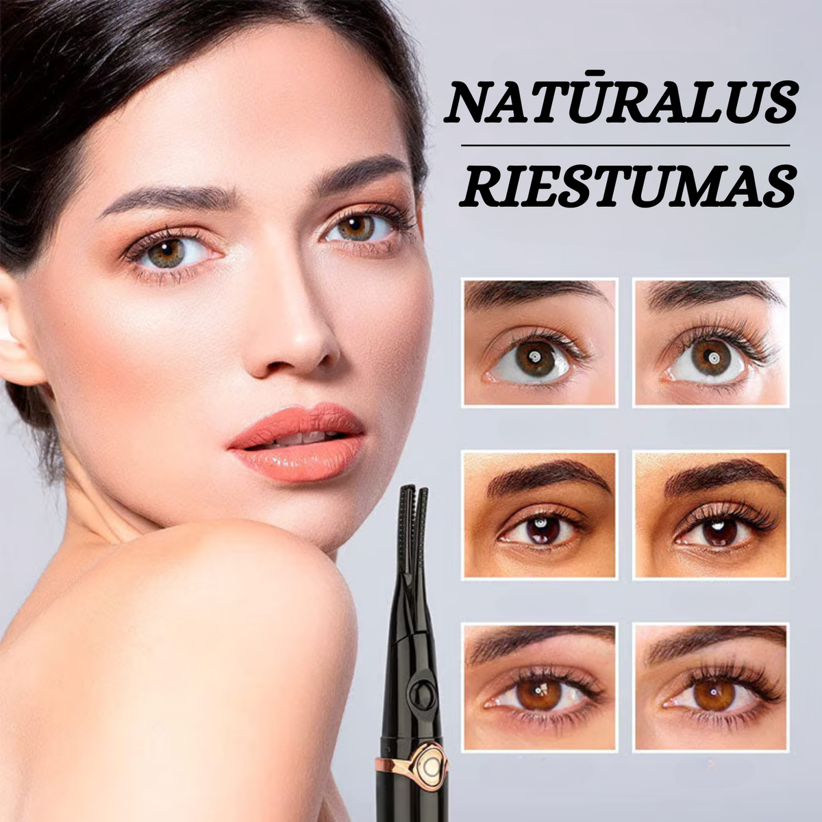 Vivo™ | Elektrinis blakstienų rietiklis