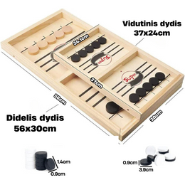 Interaktyvus žaidimas dviems - "Fast Sling Puck"