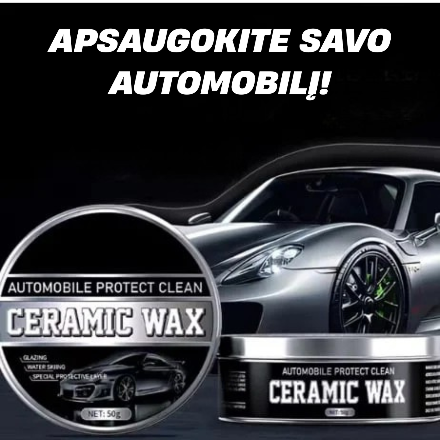 Automobilio keraminis apsauginis vaškas