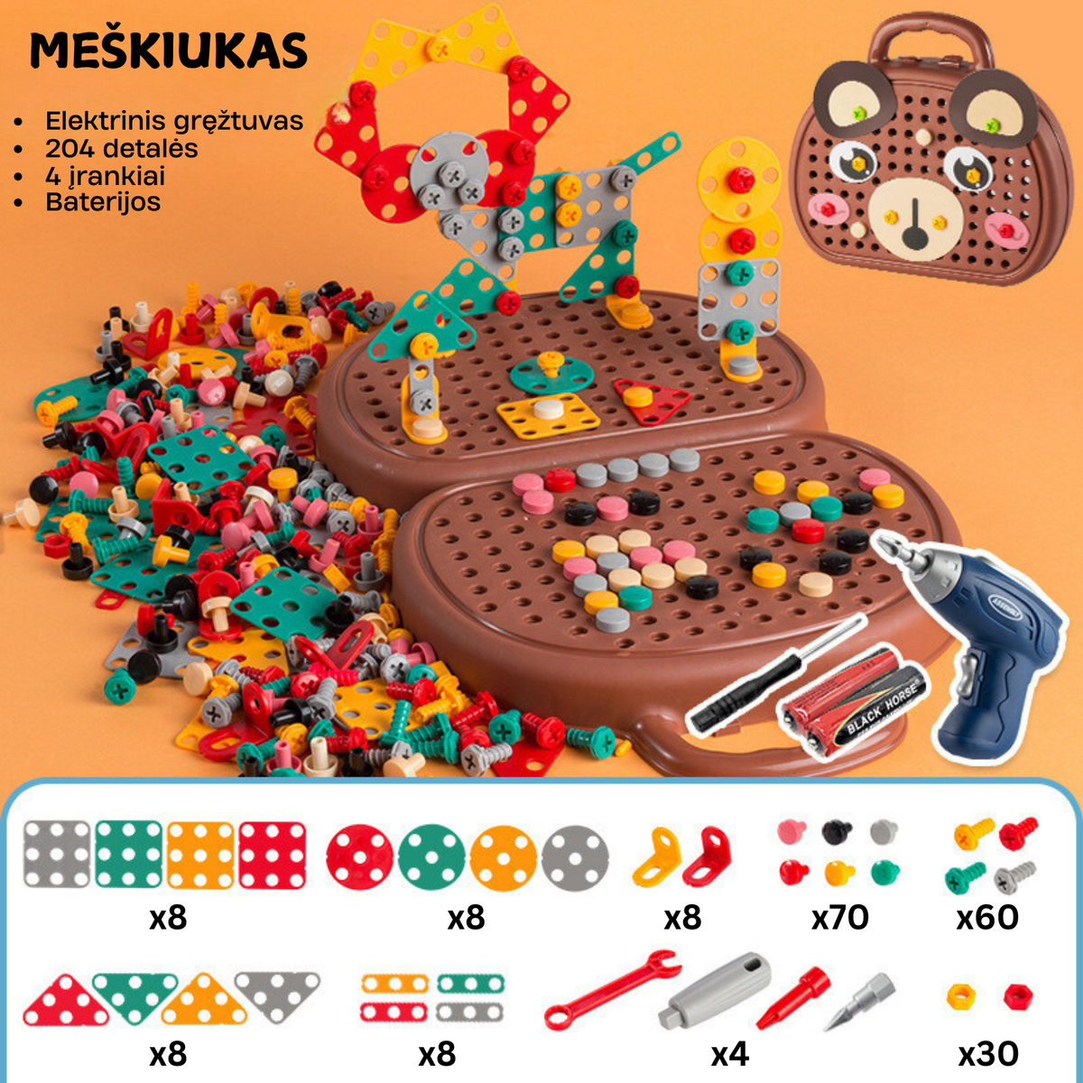 SmartKids™ | Vaikiškas įrankių rinkinys
