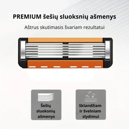 Profesionalus vyrų skutimosi rinkinys