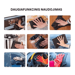 Magiškos valymo šluostės - daugkartinio naudojimo