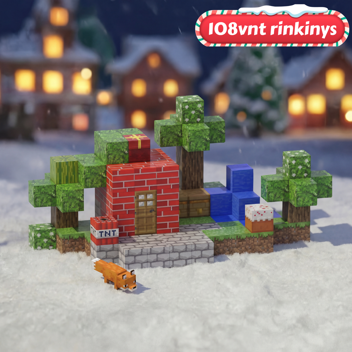 Minecraft magnetinių blokų rinkinys