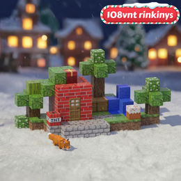 Minecraft magnetinių blokų rinkinys