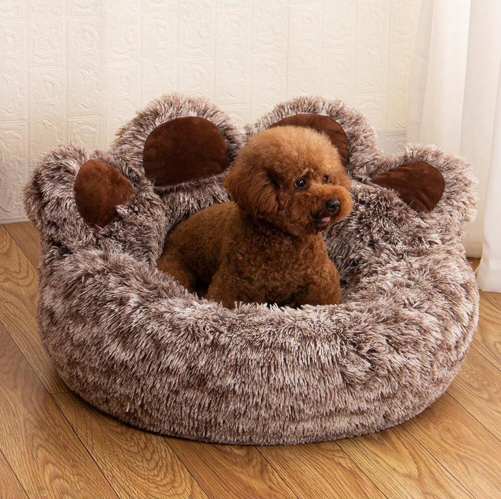 Šiltas guolis katėms ir šunims „Lokio letena“