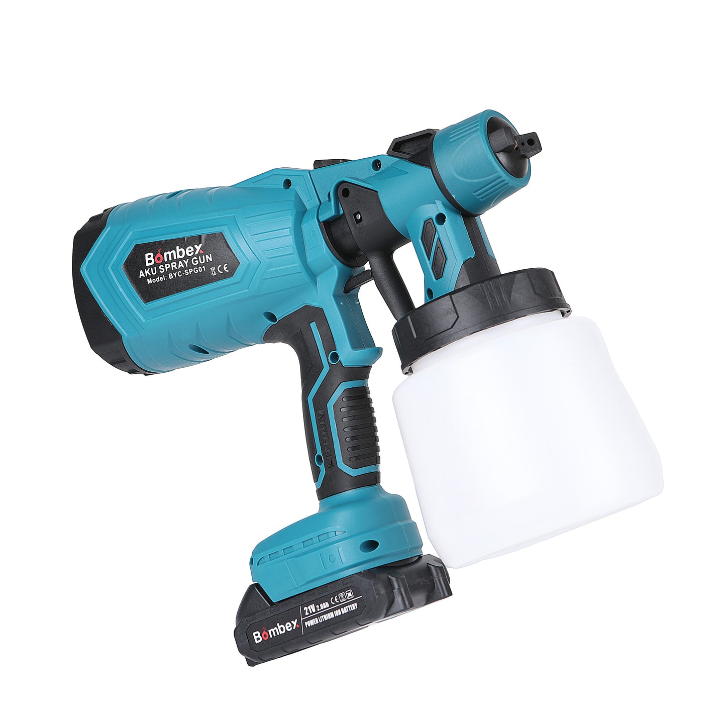 Akumuliatorinis dažų purkštuvas (Komplektas)