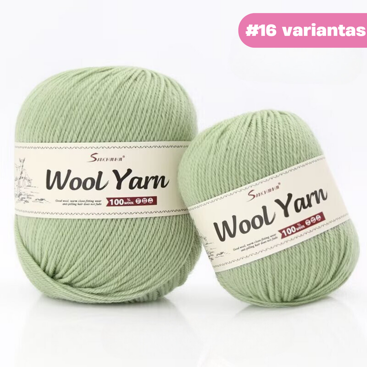 "Premium Wool" - Natūralios vilnos siūlų rinkinys
