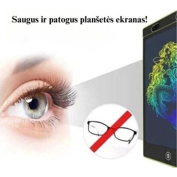 Maģiska LCD zīmēšanas planšetdators + rakstīšanas rīks