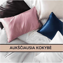 Naturalūs šilkiniai pagalvių užvalkalai