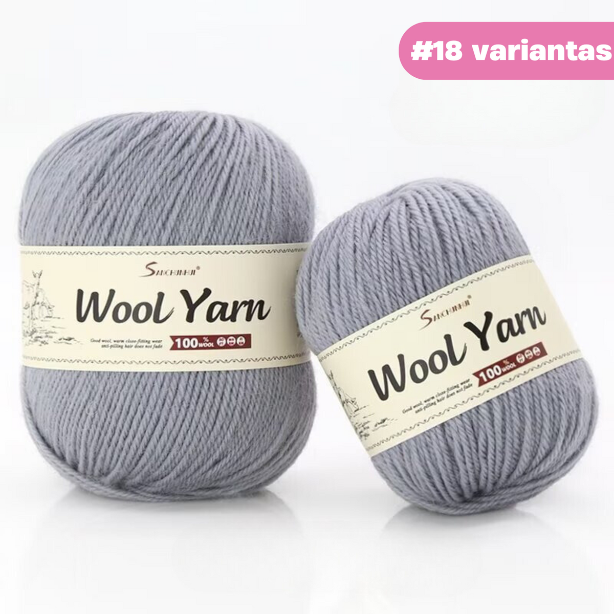 "Premium Wool" - Natūralios vilnos siūlų rinkinys