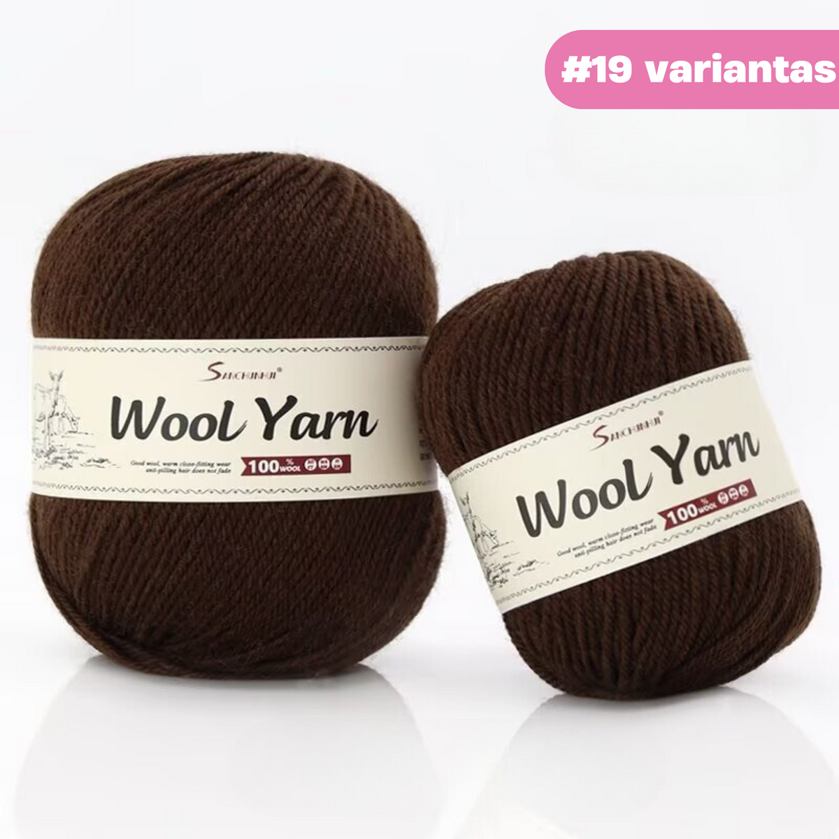 "Premium Wool" - Natūralios vilnos siūlų rinkinys