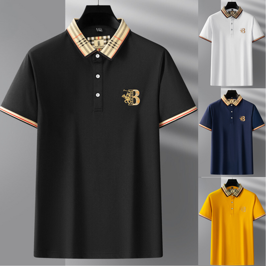 Prabangūs medvilniniai marškiniai "BROOKS POLO"