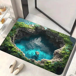 Dekoratyvinis vonios kilimėlis su 3D iliuzija