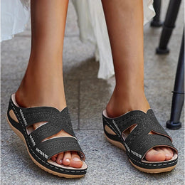 Florvia™ | Gėlių puošti ortopediniai sandalai