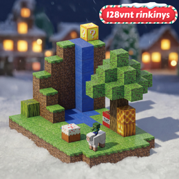 Minecraft magnetinių blokų rinkinys