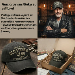 „Bitter Club“ Vintage Stiliaus Kepurė