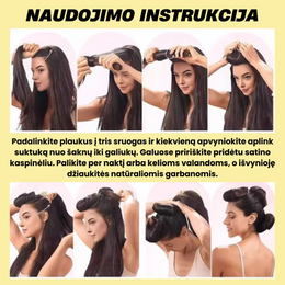 Heatless Curl™ | Plaukų garbanojimo rinkinys + dovana