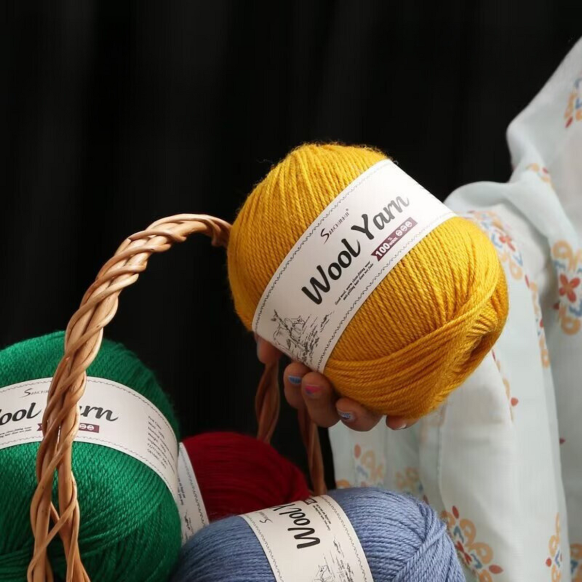 "Premium Wool" - Natūralios vilnos siūlų rinkinys
