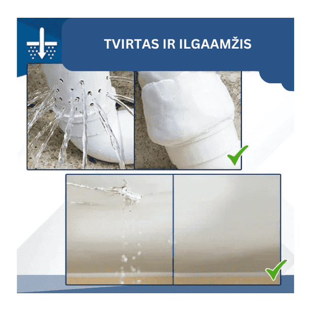 Vandeniui atsparių sandarinimo klijų rinkinys