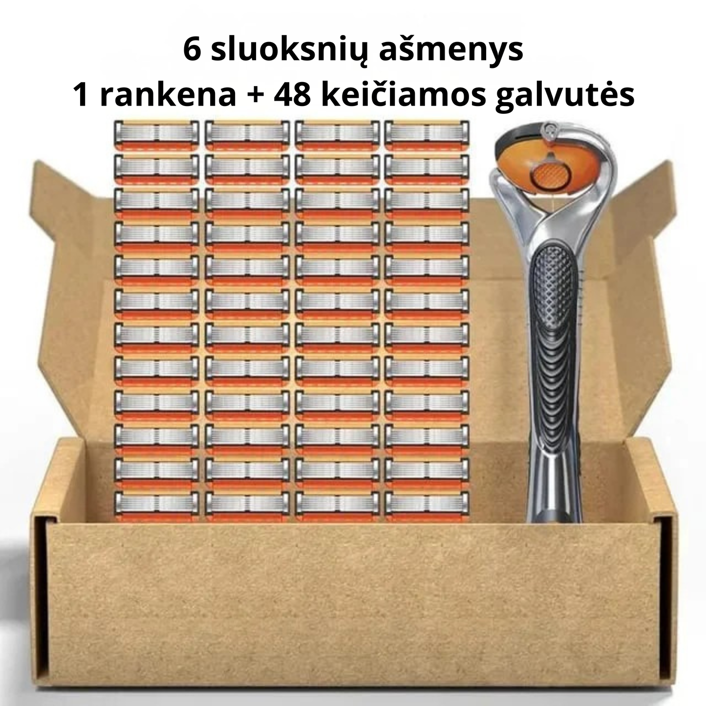 Profesionalus vyrų skutimosi rinkinys