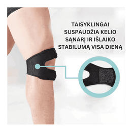 Specialus įtvaras kelio skausmams malšinti