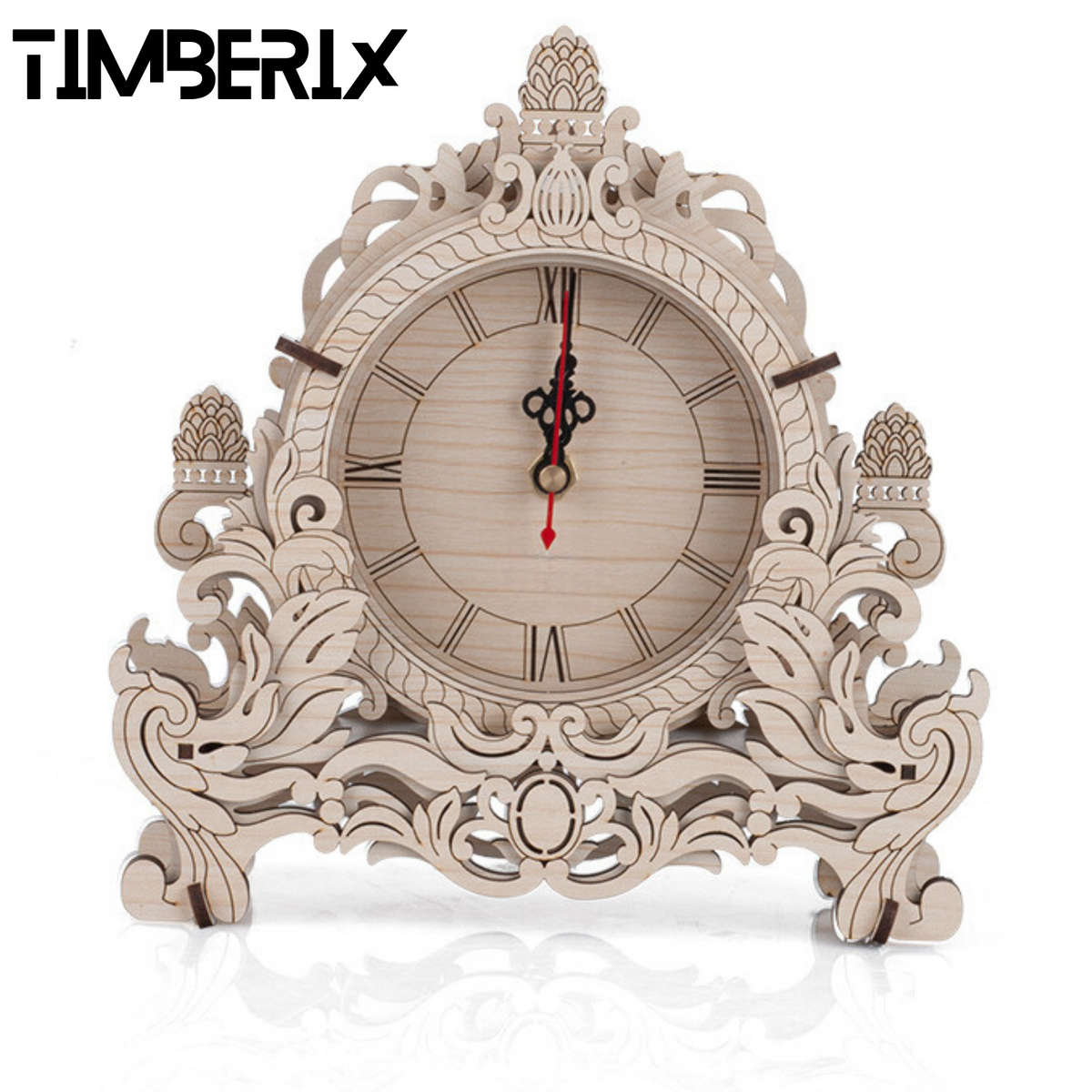 Timberix™ | 3D Medinis Konstruktorius - Laikrodis