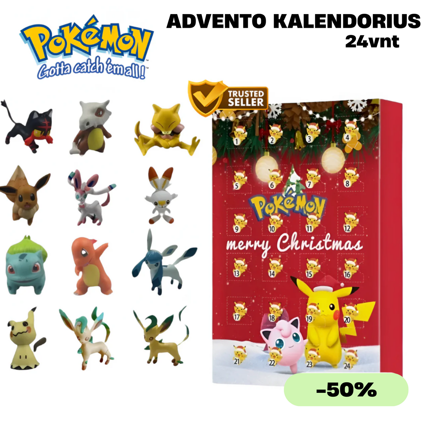 Pokemon™ | Vaikiškas Advento Kalendorius