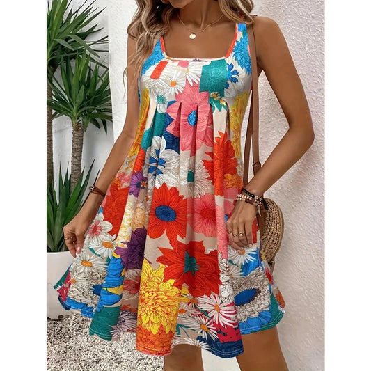 Ryški lengva vasariška suknelė