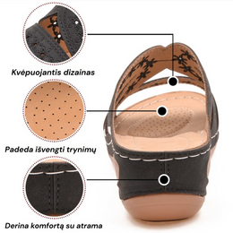 Florvia™ | Gėlių puošti ortopediniai sandalai
