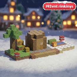 Minecraft magnetinių blokų rinkinys