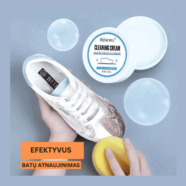 RENEWILL®  Balinimo kremas su specialia kempinėle