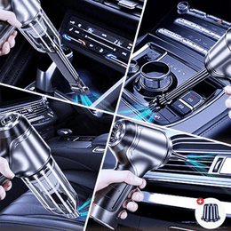 Belaidis dulkių siurblys automobiliui 4 in 1
