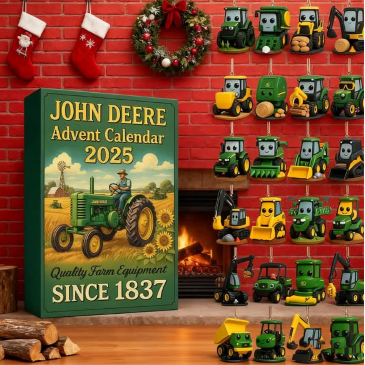 Statybos ir darbo mašinų Advento Kalendorius
