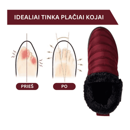 Šilti Moteriški batai su kailiuku