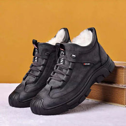 WinterShoes™ | Vyriški odiniai batai su vilnoniu pamušalu