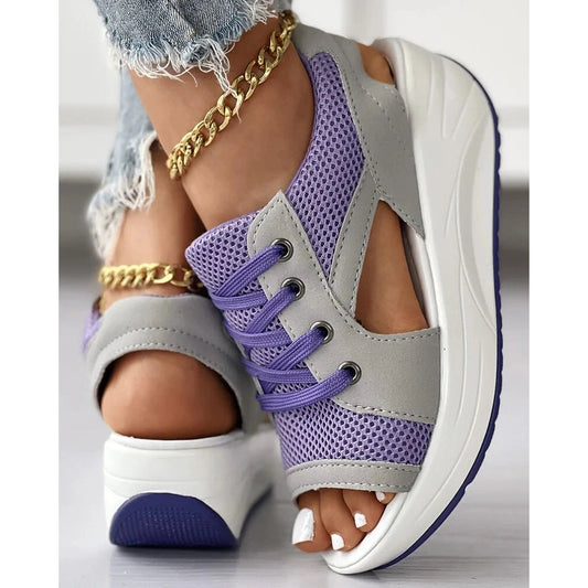 Sportiniai vasariniai sandalai su raišteliais „Active Glow“