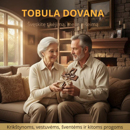Medinė sieninė dekoracija – kryžius su širdimi