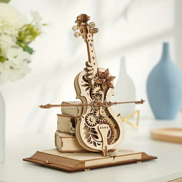 Timberix™ | Grojantis 3D Medinis Konstruktorius - Violončelė
