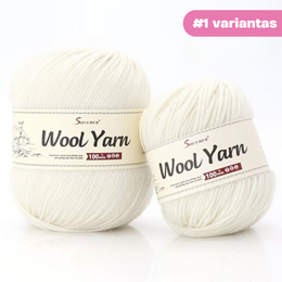 "Premium Wool" - Natūralios vilnos siūlų rinkinys