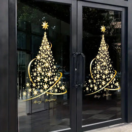 MerryChristmas™ | Kalėdiniai daugkartiniai langų lipdukai