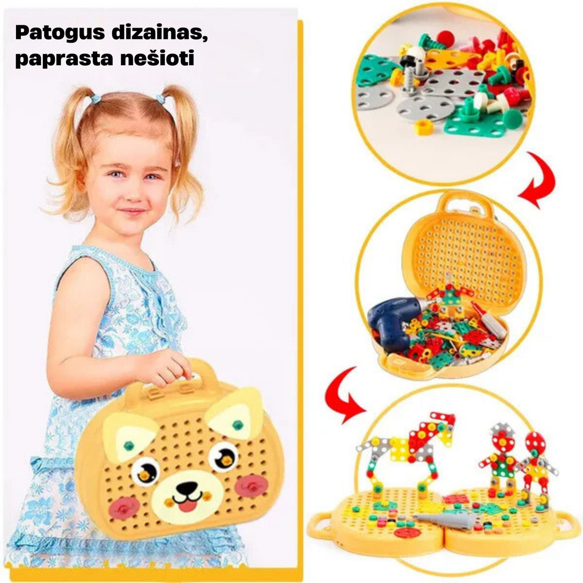 SmartKids™ | Vaikiškas įrankių rinkinys