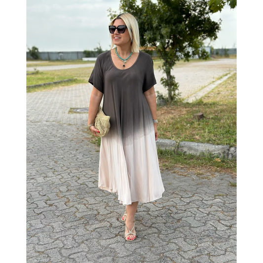 Moteriška ombre stiliaus suknelė