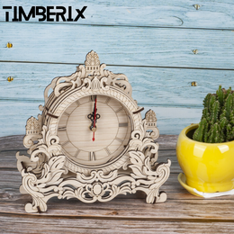 Timberix™ | 3D Medinis Konstruktorius - Laikrodis