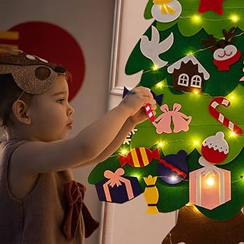 SantaJoy™ | Šviečianti Kalėdinė eglutė rinkinys vaikams