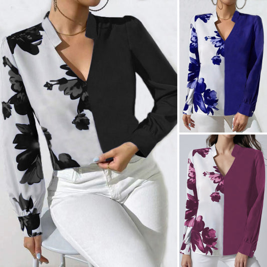 Madingi moteriški marškinėliai su apykakle