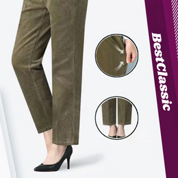 BestClassic™ | Šiltos Elastingos paaukštinto liemens kelnės