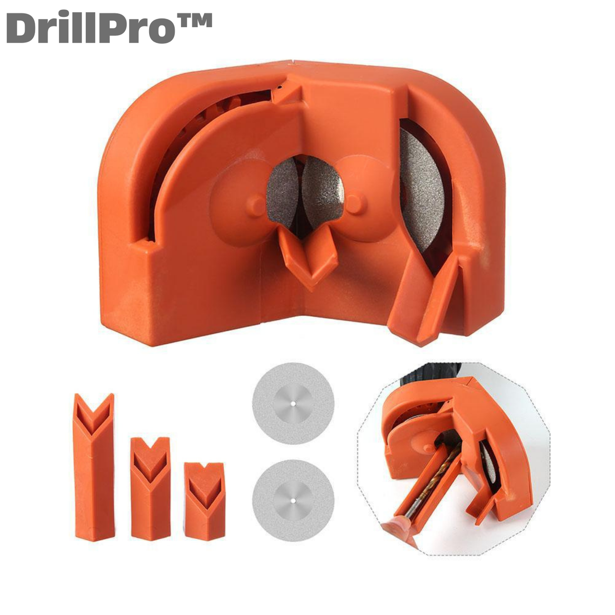 DrillPro™ | Profesionalus grąžtų galąstuvas - rinkinys