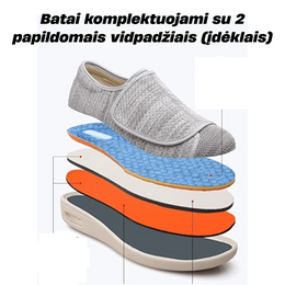 Nanccy™ | Prisitaikantys, ortopediniai, diabetiniai batai